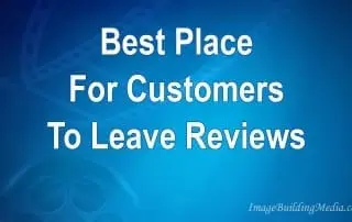 Video answering the question about where to ask customers to leave reviews, along with tips about reviews.