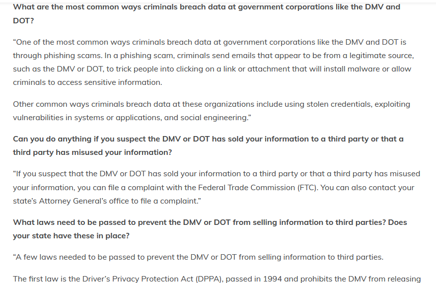 DMV and DOT Breaches and Attacks (1)