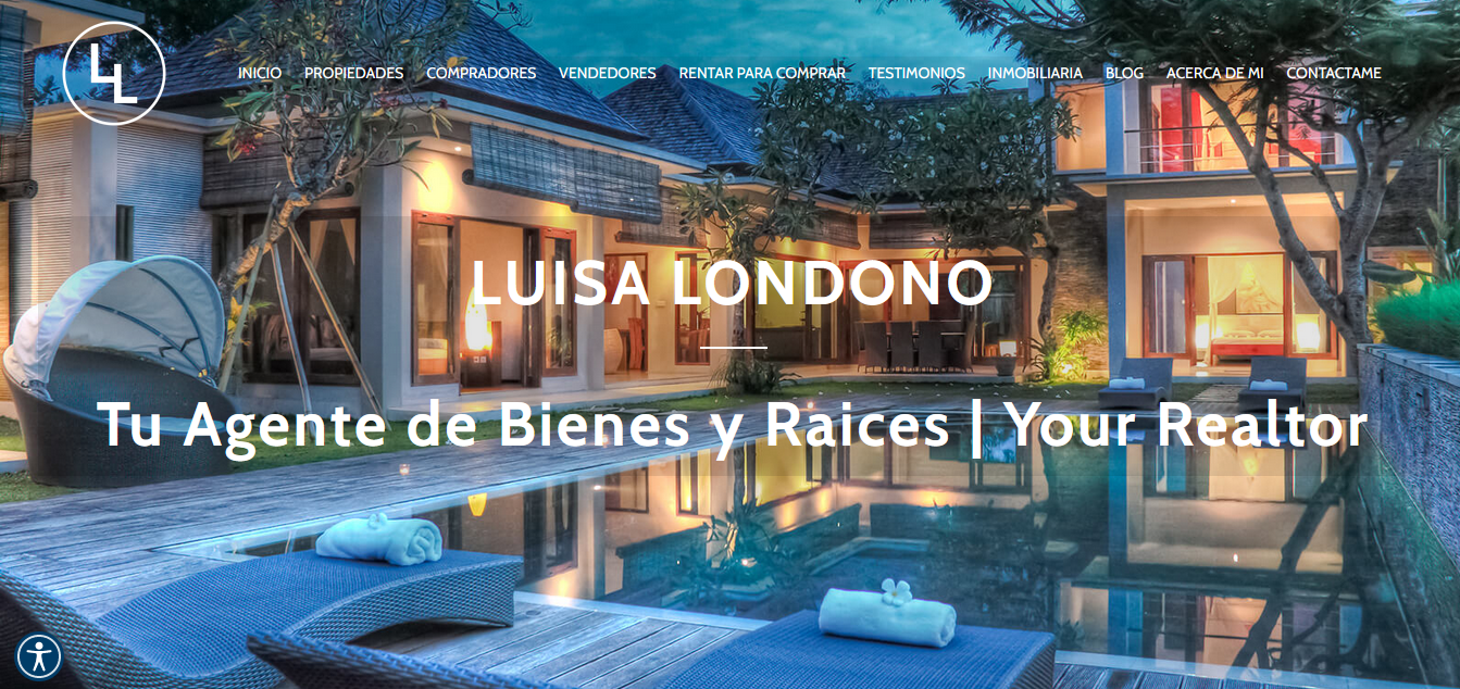 Luisa Londono Real Estate website