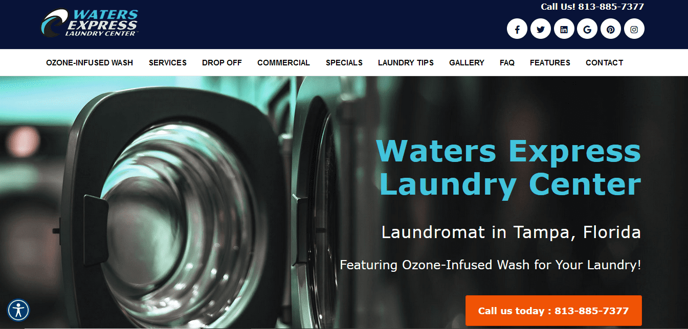 Waters Express Laundry Center Website