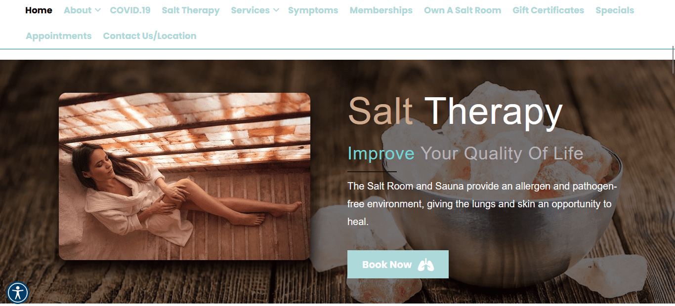 The Salt Room and Sauna