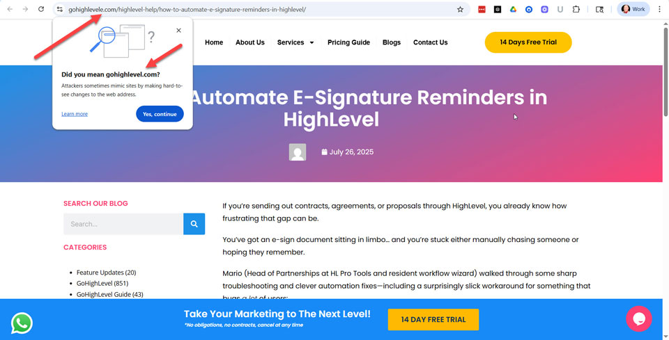 Chrome's 'Mimic Site' Alert: Is Your Brand Safe From Typosquatting